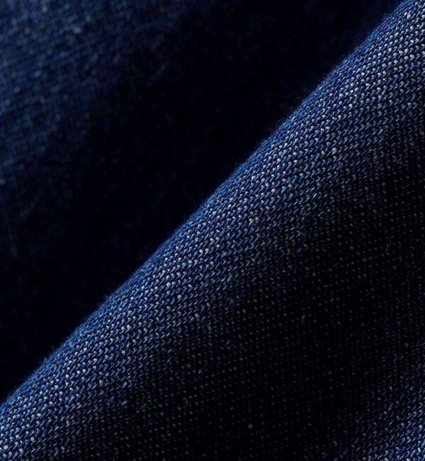 SHIPS for women「〈洗濯機可能〉ライトオンス フリル デニム シャツ」|シャツ・ブラウス|