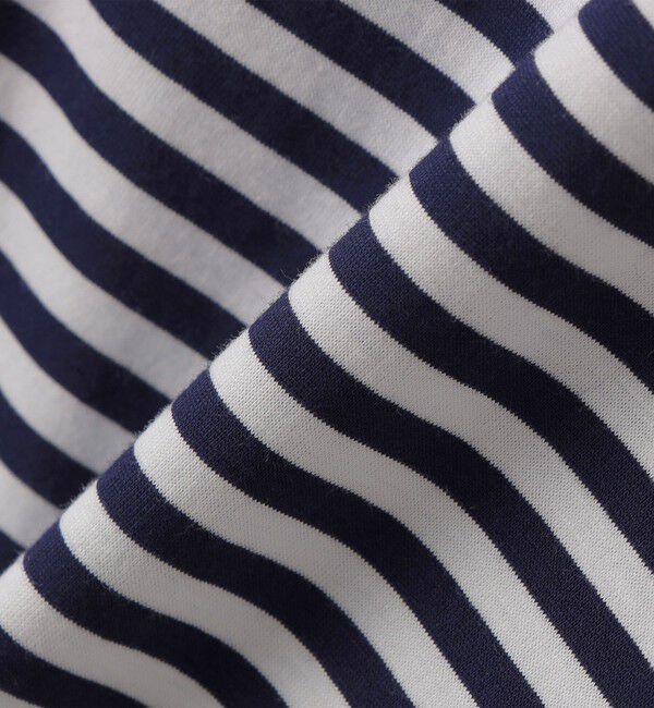 SHIPS KIDS「SHIPS KIDS:ベビー ボーダー リバーシブル コットン ポンチョ」|その他ベビーウェア|