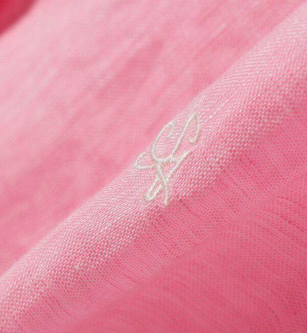 SHIPS any「SHIPS any:〈洗濯機可能〉リネン 刺繍 レギュラー ルーズ シャツ」|シャツ・ブラウス|