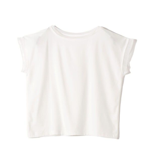 SHIPS Colors 「《予約》SHIPS Colors:〈接触冷感・手洗い可能〉クール タッチ シアー コンビ TEE◆」|Tシャツ・カットソー|