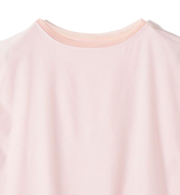 SHIPS Colors 「《予約》SHIPS Colors:〈接触冷感・手洗い可能〉クール タッチ シアー コンビ TEE◆」|Tシャツ・カットソー|