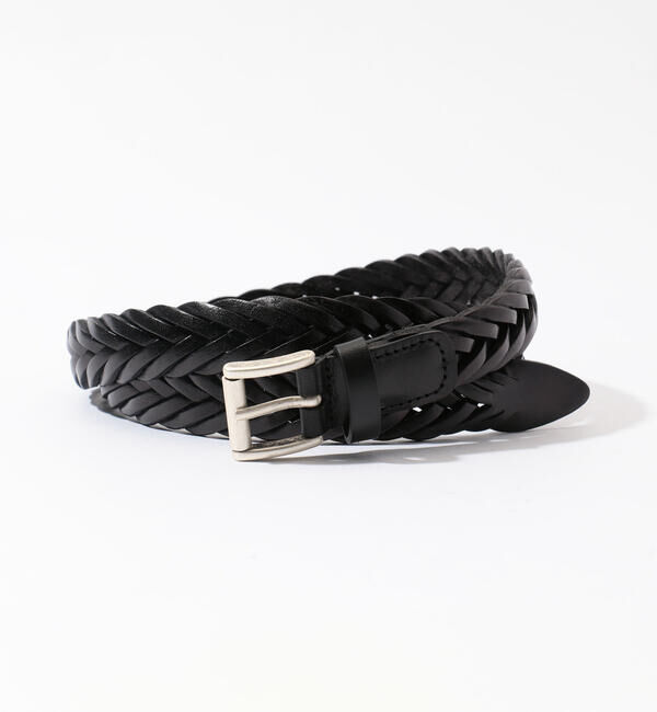 TOMORROWLAND GOODS「Anderson's レザーメッシュベルト」|ベルト|19 ブラック