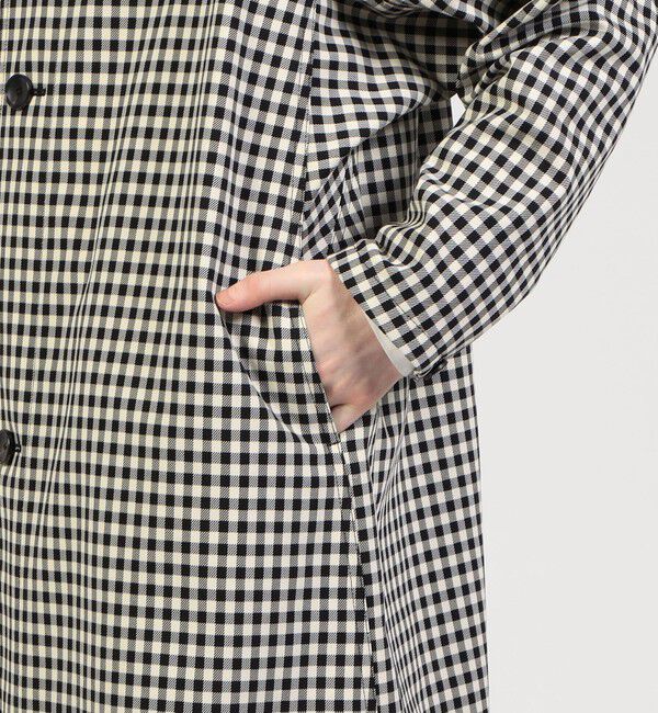 CABaN「CABaN コットン ギンガムチェック スタンドカラーコート」|その他|