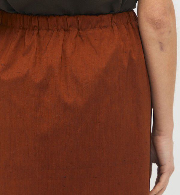 CABaN「シルクネップストレッチ ロングスカート」|スカート|