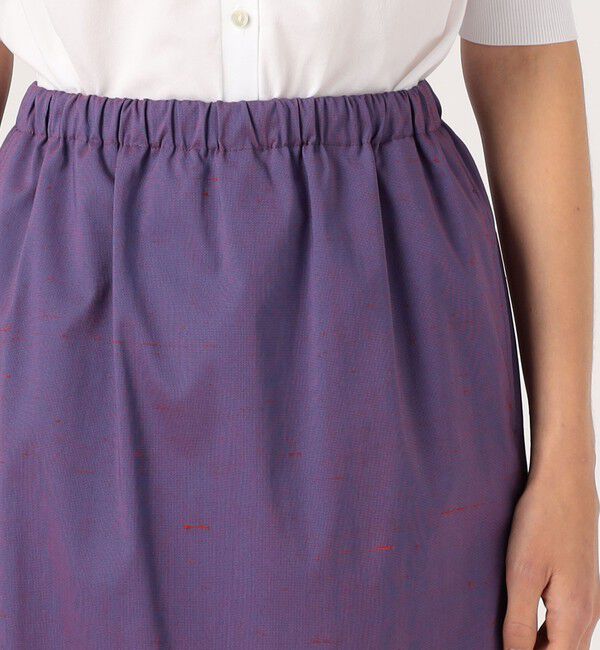 CABaN「シルクネップストレッチ ロングスカート」|スカート|