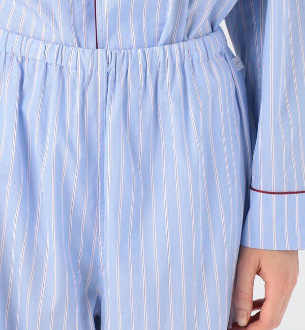 TOMORROWLAND HOME「コットンブロードストライプ パジャマ（ウィメンズ）」|ルームウェア|