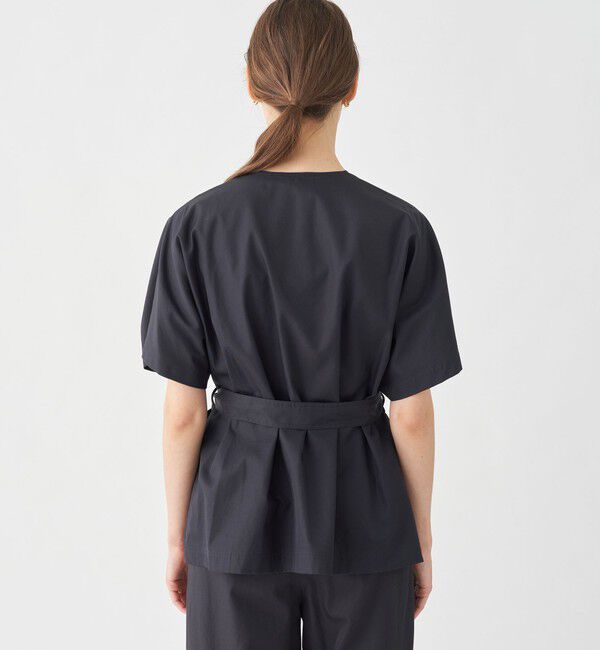 TOMORROWLAND collection「コットンギャバジン ベルテッドシャツ」|シャツ・ブラウス|