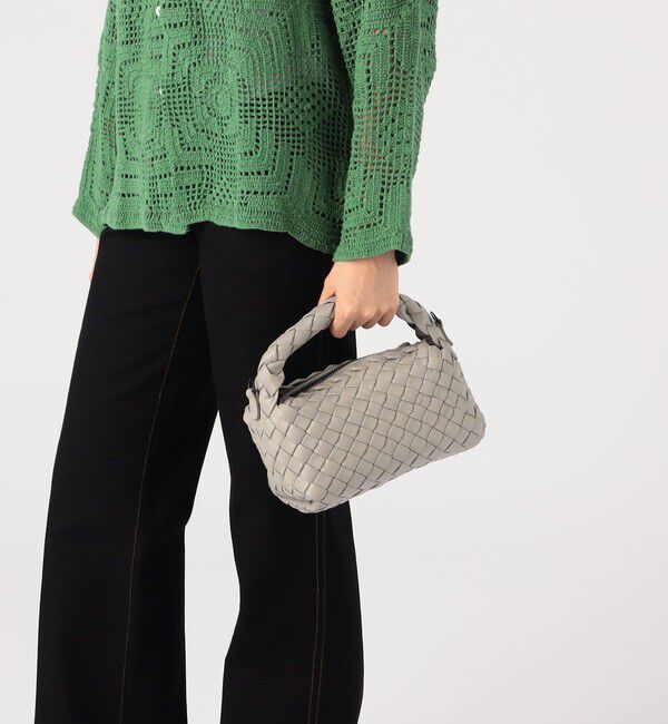 TOMORROWLAND GOODS「FALORNI レザー イントレチャート ショルダーバッグ」|ハンドバッグ|