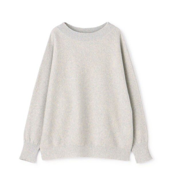 GALERIE VIE「ラムズウール ボートネックプルオーバー」|ニット・セーター|13 ライトグレー