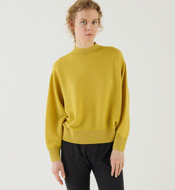 GALERIE VIE「カシミヤコットン ビルドネックプルオーバー」|ニット・セーター|