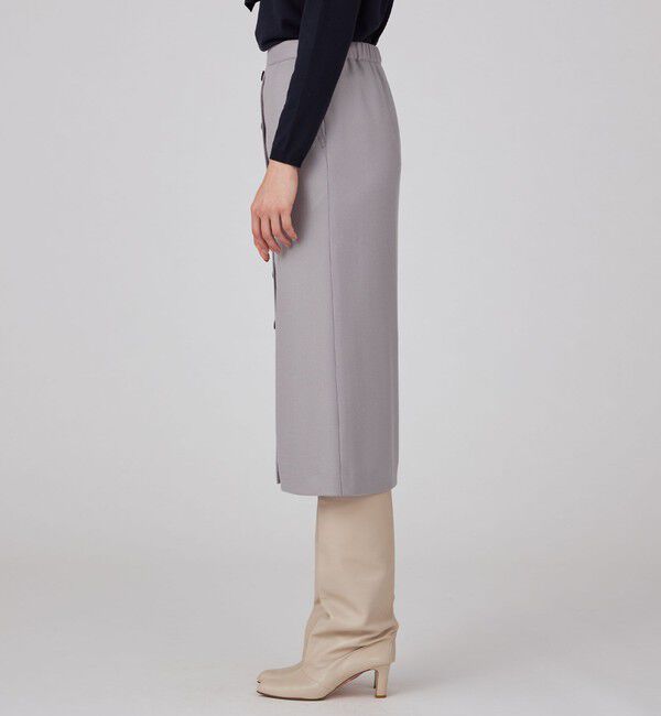 Ballsey「ストレッチボタニー ストレートスカート」|タイト|