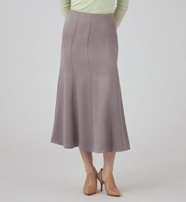 Ballsey「ジグリーサテン マーメイドスカート」|フレア|