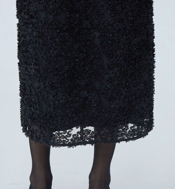 Ballsey「サークルフラワーチュール タイトスカート」|タイト|