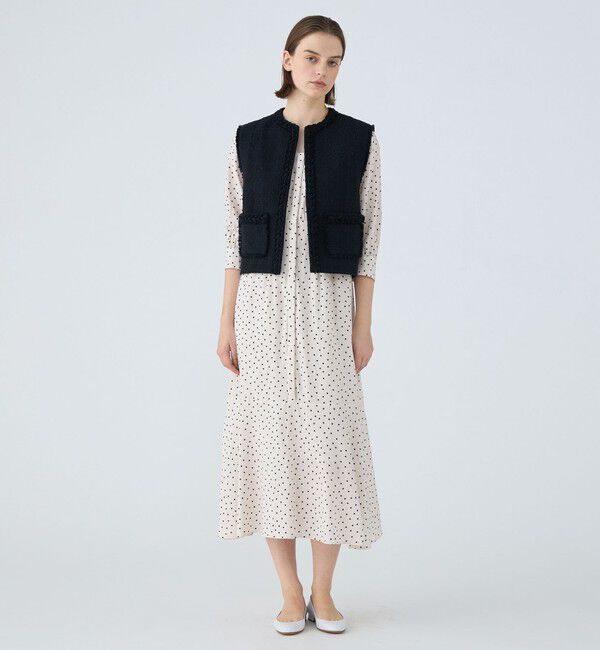 Ballsey「コットンスラブツイード ショートジレ」|ベスト・ジレ|