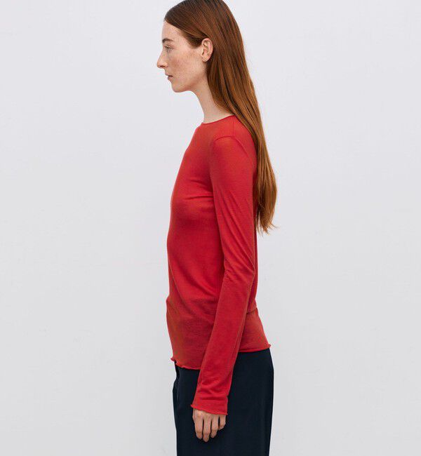 BACCA「テンセルシルク ベーシックカットソー」|Tシャツ・カットソー|