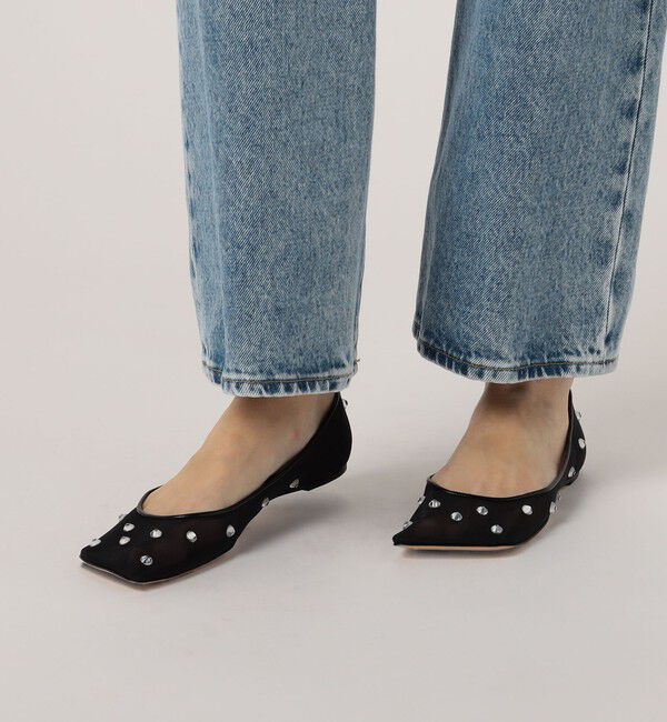 TOMORROWLAND GOODS「PIPPICHIC LINDA DIAMOND フラットシューズ」|バレエシューズ|