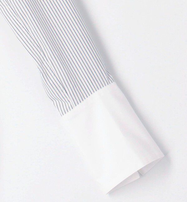 CABaN「コットンブロードコンビ ダブルボタンシャツ」|シャツ・ブラウス|