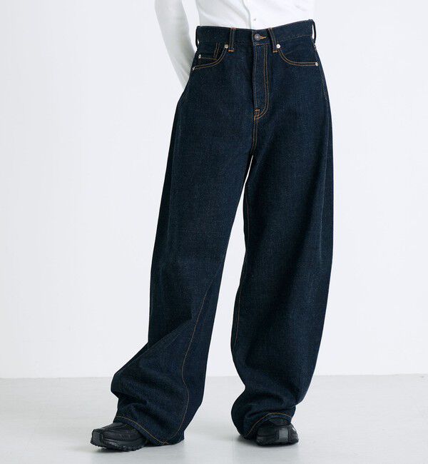Edition「ワンウオッシュエッセンシャルデニム バルーンパンツ」|デニム|