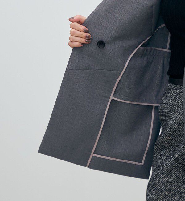 TOMORROWLAND collection「ウーステッドカルゼ キザミカラージレ」|ベスト・ジレ|