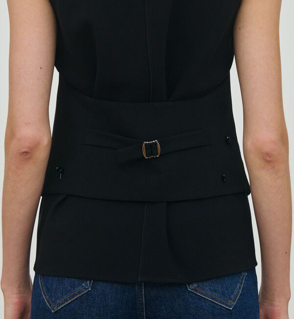 DES PRES「ソフトウールオックスフォード ホルターウエストコート」|ベスト・ジレ|