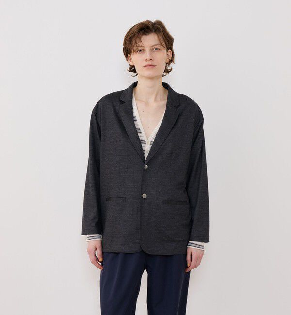 GALERIE VIE「ウォッシャブルウールジャージー ノッチドラペルジャケット」|テーラードジャケット|