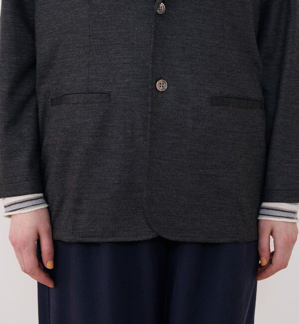 GALERIE VIE「ウォッシャブルウールジャージー ノッチドラペルジャケット」|テーラードジャケット|