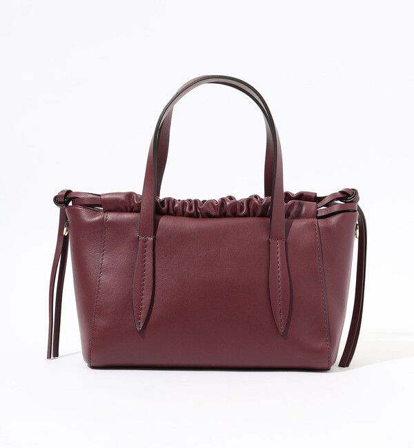 TOMORROWLAND GOODS「LORISTELLA ギャザー ショルダートート」|ハンドバッグ|