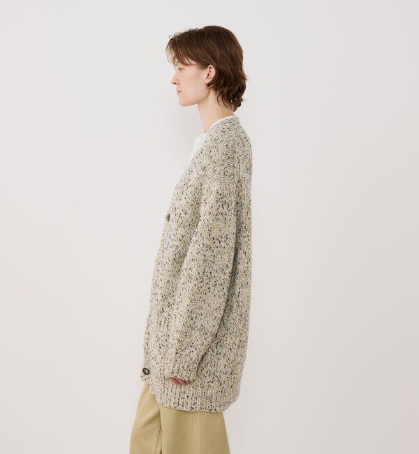 GALERIE VIE「セサミメランジ Vネックカーディガン」|カーディガン|