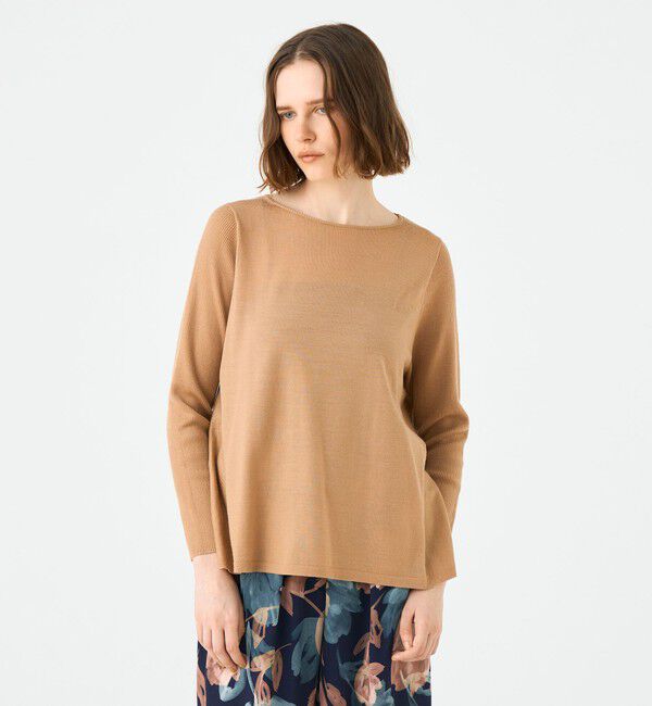 Ballsey「シルケットウール ワイドプルオーバー」|ニット・セーター|