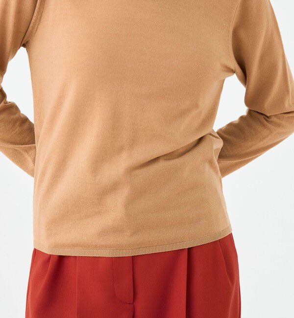 Ballsey「シルケットウール クルーネックプルオーバー」|ニット・セーター|