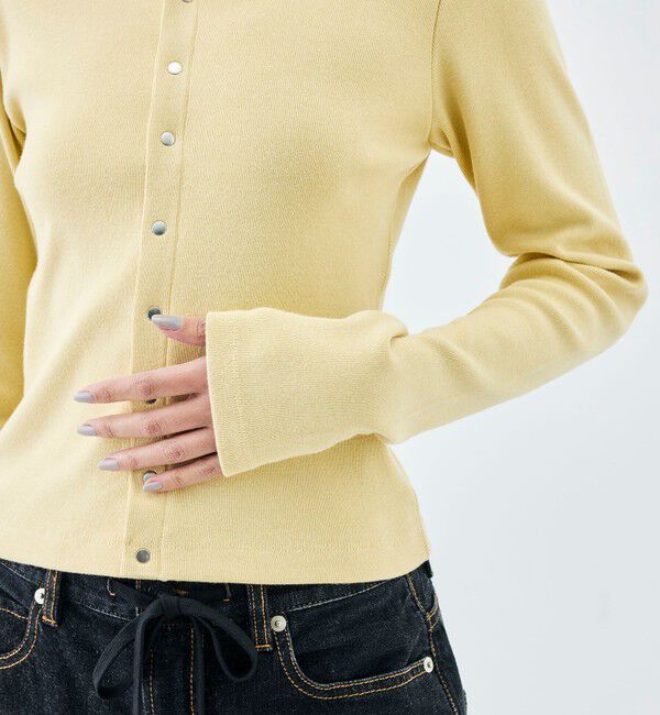 Edition「コットンモダールフライス カーディガン」|カーディガン|
