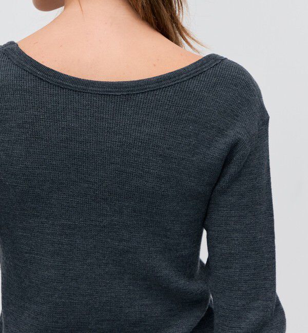 BACCA「ウールワッフルジャージー フィットカットソー」|Tシャツ・カットソー|