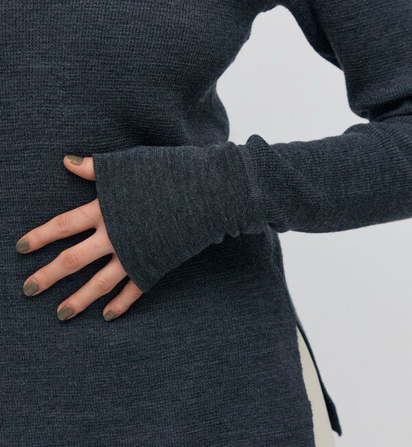 BACCA「ウールワッフルジャージー フィットカットソー」|Tシャツ・カットソー|