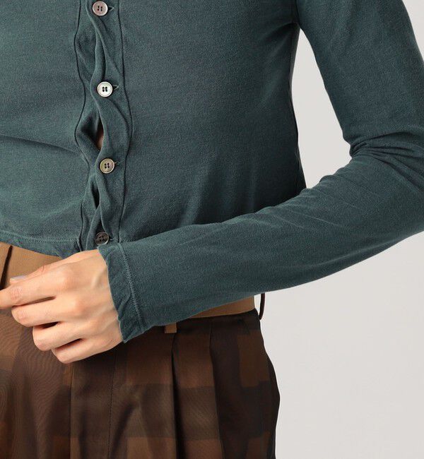 Edition「フライスビンテージ クルーネックカーディガン」|カーディガン|