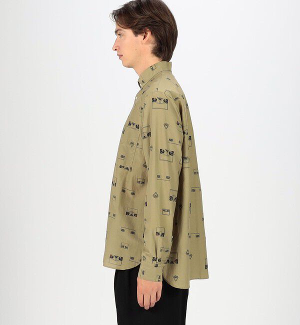 TOMORROWLAND MENS「コットンシルクプリント ロングスリーブシャツ」|シャツ・ブラウス|