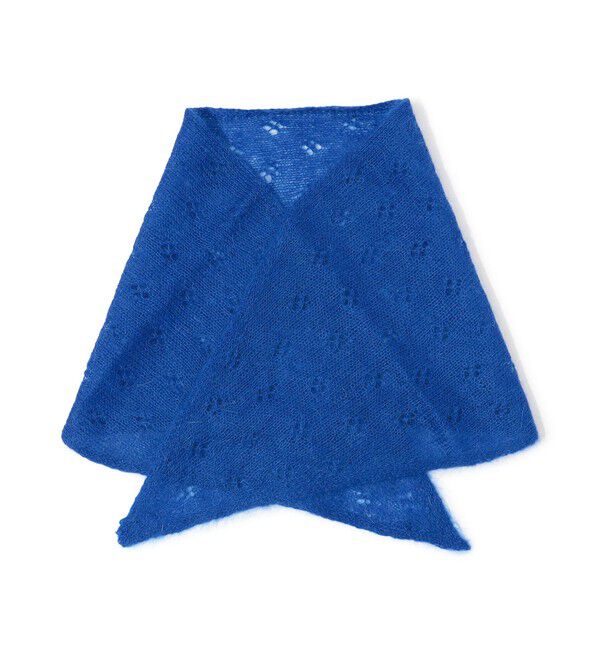 Edition「キッドモヘヤ スカーフ」|バンダナ・スカーフ|63 ブルー