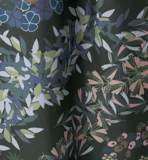 CABaN「シルクツイル FLOWER RIVERプリント 2タックワイドパンツ」|その他|