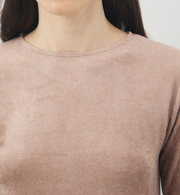 TOMORROWLAND GOODS「BASERANGE ベロア ロングスリーブプルオーバー」|Tシャツ・カットソー|