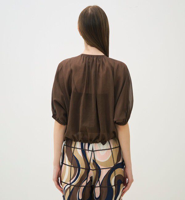 TOMORROWLAND collection「ルコットンオーガンジー ジップアップライトブルゾン」|その他|