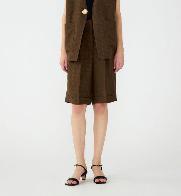 Ballsey「レーヨンリネンブッチャー バミューダパンツ」|その他|