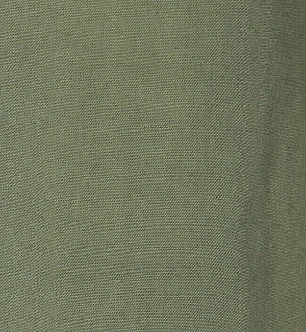 TOMORROWLAND MENS「コットンリネンスラブ 1プリーツカーブパンツ」|チノ|