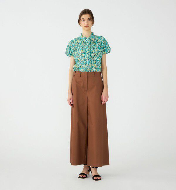 Ballsey「コットンギャバジン ワイドフレアパンツ」|その他|