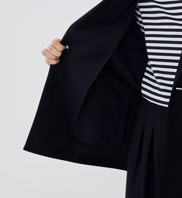 GALERIE VIE「コットンジャージー チェスタージャケット」|テーラードジャケット|