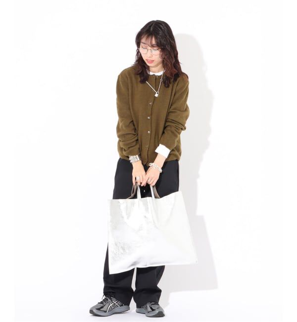  「【blancle/ ブランクレ】M.LEATHER FLAT TOTE」|トートバッグ|