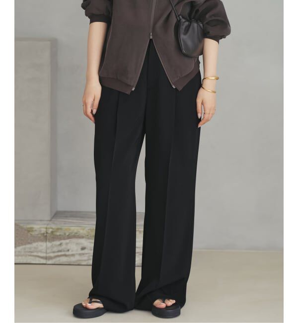 Plage「beautiful tuck パンツ」|スラックス|