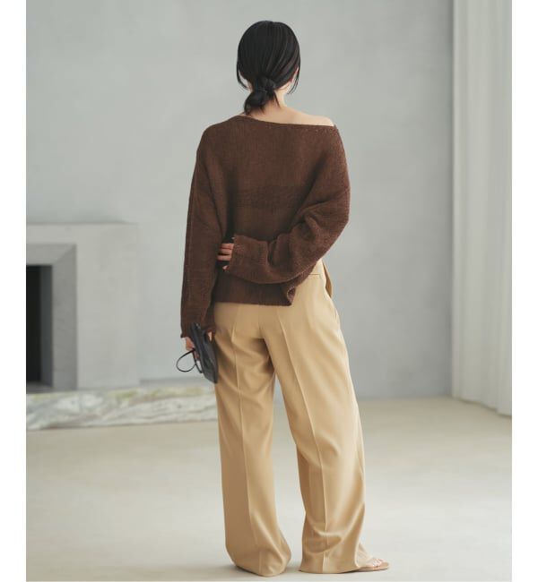 Plage「beautiful tuck パンツ」|スラックス|