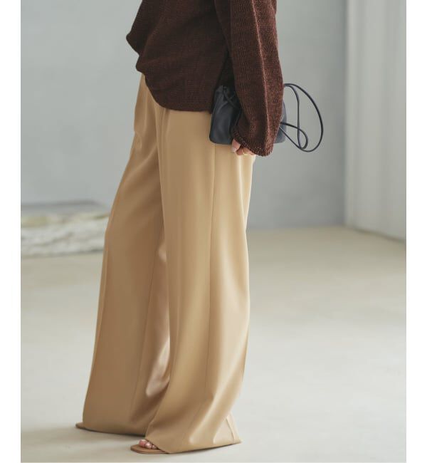 Plage「beautiful tuck パンツ」|スラックス|