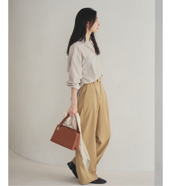 Plage「beautiful tuck パンツ」|スラックス|