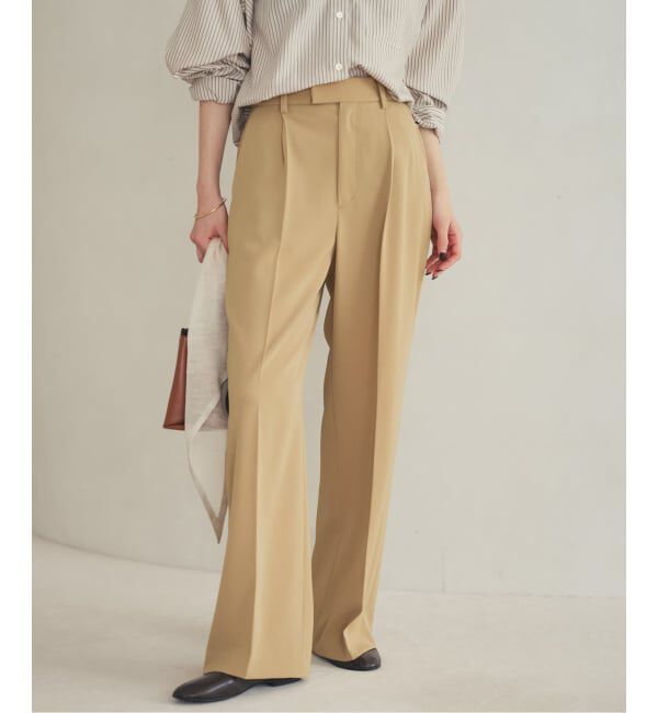 Plage「beautiful tuck パンツ」|スラックス|