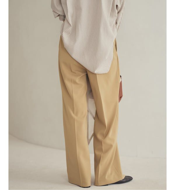 Plage「beautiful tuck パンツ」|スラックス|